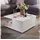 FineBuy Couchtisch Weiß Holz 70 x 36,5 x 70 cm