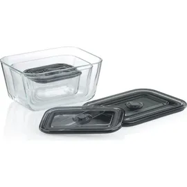 Kela Frischhaltedose rechteckig transparent 24,0 x 18,0 x 11,0 cm 2,5 l