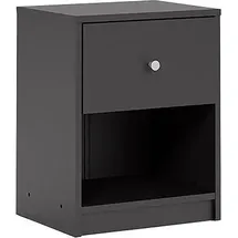 Home Affaire Nachtschrank May 37,9 x 30,1 x 48,4 cm Schwarz