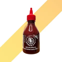 Srirache Extra scharfe Chilisauce - Srirache Super Hot Chili Sauce - Flying Goose - 200.0ml