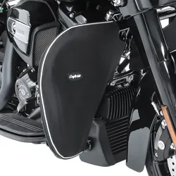 Sturzbügel Spritzschutz passend für Harley Davidson Electra Glide Sport 83-95 Beinwärmer Craftride