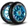 Soke Scooter Räder 1679, 5x12x12cm, Zwei Stück, Gold, Langlebig, für Kinder, Jugendliche, Erwachsene, Profis | Kickscooter Scooter Wheels Suitable for Razor/Cox/Albott and most Freestyle Scooters
