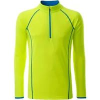 Daiber Funktionsshirt Langarm JN498 & S bright-yellow/bright-blue