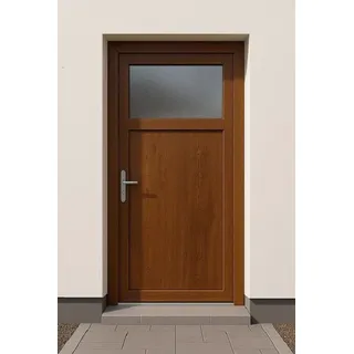 PANTO Kunststoff-Nebeneingangstür K504 links 98 x 198 cm Golden Oak