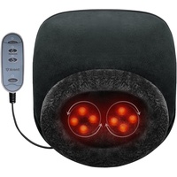 Aront Shiatsu Fußmassagegerät mit Wärmefunktion- 2 in 1 Shiatsu Fußwärmer für Fußpflege-Elektrisch Massagegerät mit Wärmefunktion, Entspannung für Zuhause und Büro-Fußwärmer