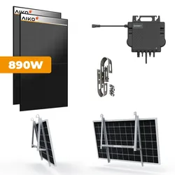 Growatt NEO 800M-X Balkonkraftwerk Komplettset 890W
