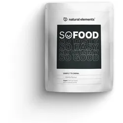 So Food Trinkmahlzeit Vegan – Vanille – 27g Protein, 10 Mahlzeiten – alle essenziellen Vitamine & Mineralstoffe – in Deutschland produziert & laborgeprüft