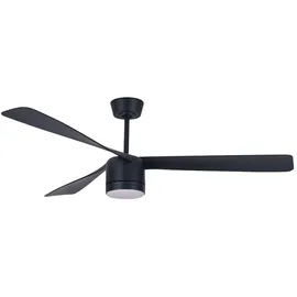 LUCCI Peregrine LED 142 cm Deckenventilator schwarz