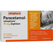 Ratiopharm Paracetamol-ratiopharm 75 mg Zäpfchen