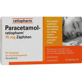 Ratiopharm Paracetamol-ratiopharm 75 mg Zäpfchen
