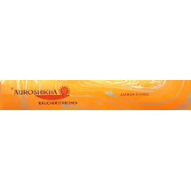 Saraswati Räucherstäbchen Auroshikha "Safran Sandel" 10g