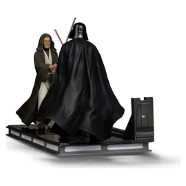 Iron Studios Star Wars Deluxe Art Scale Statue 1/10 Darth Vader Vs Obi-Wan Kenobi 24 cm