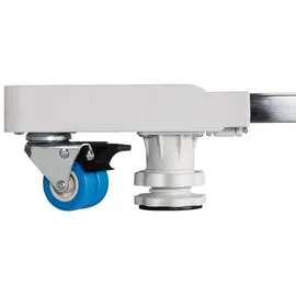 xavax Transportroller für Waschmaschine/Trockner, verstellbar, Weiß (110233)