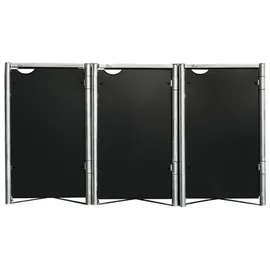 Hide Mülltonnenbox für 3 Tonnen 209 x 81 x 115 cm schwarz