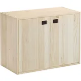 Astigarraga Kit Line Schrank mit 2 Türen und 3 Regalen, Kiefernholz, 53,5 x 70,8 x 33 cm