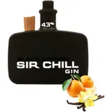 Sir Chill Gin Black Edition, belgischer Premium Dry Gin 43% - 500 ml