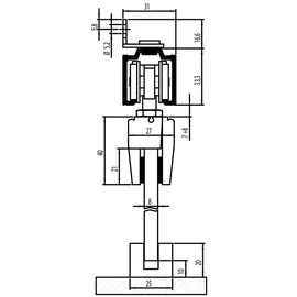 ede - woelm HELM 53 Set 1-flg.f.8mm ESG bis 50 kg