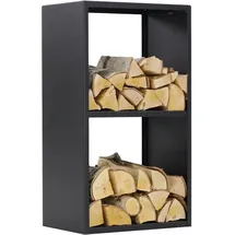 Magnus Kaminholzregal R155 Metall 45 x 30 x 80 cm Schwarz