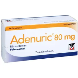 Adenuric 80 mg Filmtabletten 84 St