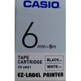 Casio XR-6WE1 Schriftband Bandfarbe: weiß