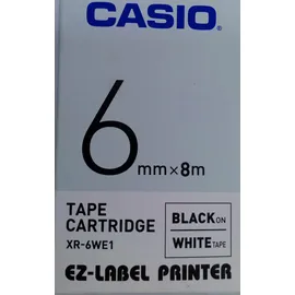 Casio XR-6WE1 Schriftband Bandfarbe: weiß