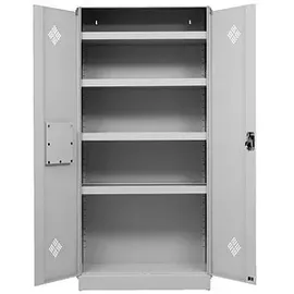 Gürkan Umweltschrank 92 x 42 x 195 cm grau