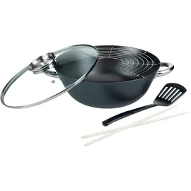 GSW Gusseisen Profesionell Wok 32 cm