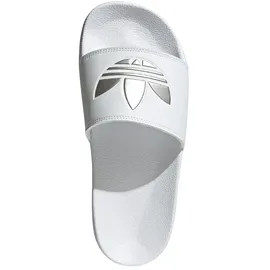adidas Adilette Lite Badesandalen Cloud White / Cloud White / Matte Silver 39 1/3
