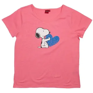 UNITED LABELS The Peanuts T-Shirt - Snoopy Shirt in pink | Gr.: M