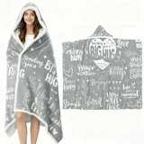 CLIUNT Beste Freundin Geschenke,Umarmung Decke mit Ärmeln,Tragbare Decke, Kuscheldecke Flauschig,Kuscheldecke mit Ärmeln, Kapuzendecke für Erwachsene