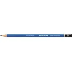 STAEDTLER Bleistift Mars Lumograph 100-9H 17,5cm 9H Schaft blau
