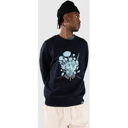 Blue Flowers Inner Thoughts Sweater ocean blue Gr. XL