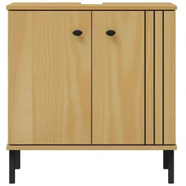 woodroom Waschbeckenunterschrank Sevilla 62 x 65 x 40 cm Braun