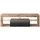 Selsey TV-Lowboard 140 cm Schwarz/Eiche