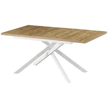 B&D home Esstisch Wildeiche Holz, 120x76x80 cm, Esszimmer, Tische, Esstische