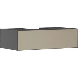 Hansgrohe Waschtischunterschrank 1 Auszug 98 x 55 x 27,5 cm Schiefergrau Matt/Bronze Struktur