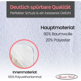 COFI Wasserdichter Matratzenschoner 120 x 200 cm Weiß