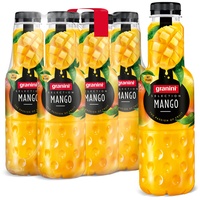granini Selection Mango (6 x 0,75l), 24% Frucht, Mango Fruchtsaftgetränk, exotischer Fruchtgenuss, vegan, laktosefrei, ideal zum Mixen, mit Pfand
