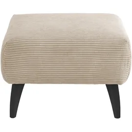 MID.YOU Hocker Colori Beige Cord 66 x 44 x 66 cm Beige