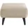 MID.YOU Hocker Colori Beige Cord 66 x 44 x 66 cm Beige