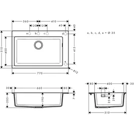 Hansgrohe S510-F660 Graphitschwarz