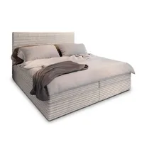 Masseno Boxbett -Creme, Holz, 140x200 cm mit Matratze und