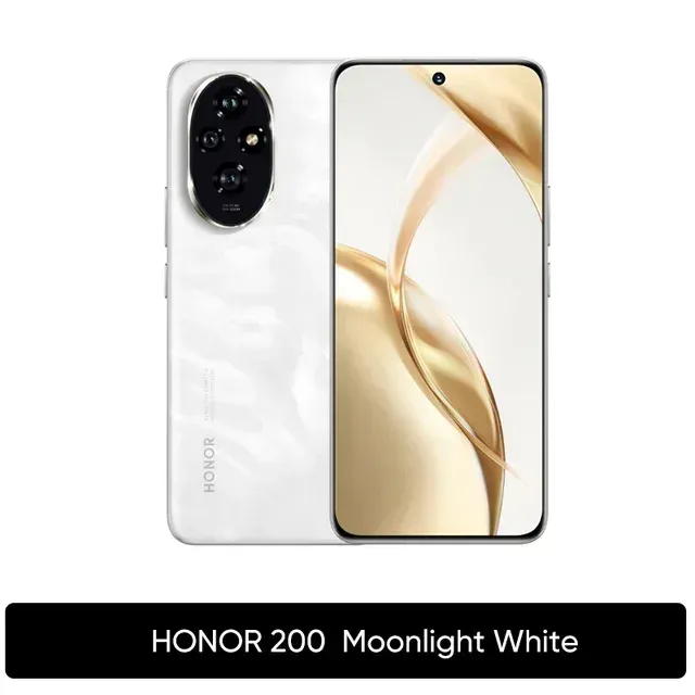 Globale Version HONOR 200 5G Smartphone Snapdragon 7 Gen 3 Android 14 6,7'' AMOLED Display 5200mAh