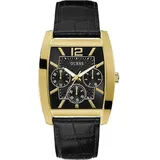 GUESS Homme Uhr Analogique Quartz mit Cuir Armband GW0064G1