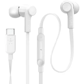 Belkin Rockstar Kopfhörer USB-C weiß