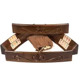 Helena wood art Elliptic Rummy - Oval Holz Rummikub Spiel Set