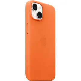 Apple iPhone 14 Leder Case mit MagSafe orange