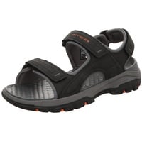 SKECHERS Herren Tresmen-Garo Open Toe Water Sandal, Black Synthetic, 42 EU