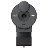 Logitech BRIO 305 Webcam, Grafit Auflösung (bis zu) 1.920 x 1.080p , Geräuschreduzierendes Mikrofon, USB Typ C-Anschluss