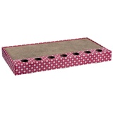 TRIXIE Kratzpappe mit Spielzeug 48 x 25 cm pink